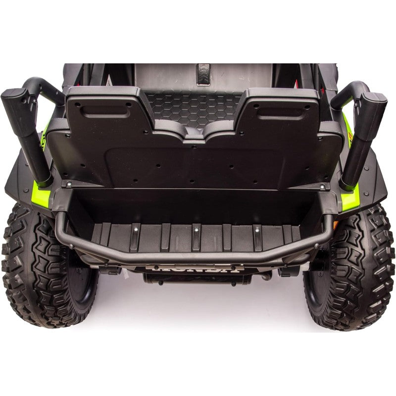 Macchina Elettrica per Bambini 2 Posti Honda Talon 24V Maxi Buggy con Ruote in Gomma e 4 Motori Potenti – Variante Verde