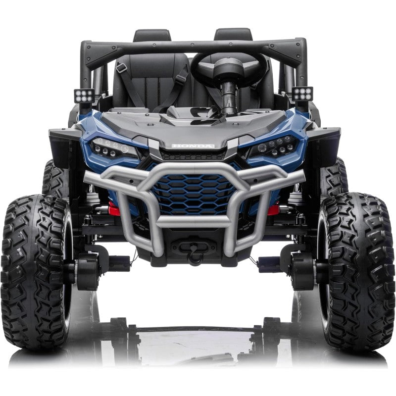 Macchina Elettrica per Bambini 2 Posti Honda Talon 24V Maxi Buggy con Ruote in Gomma e 4 Motori Potenti – Variante Blu
