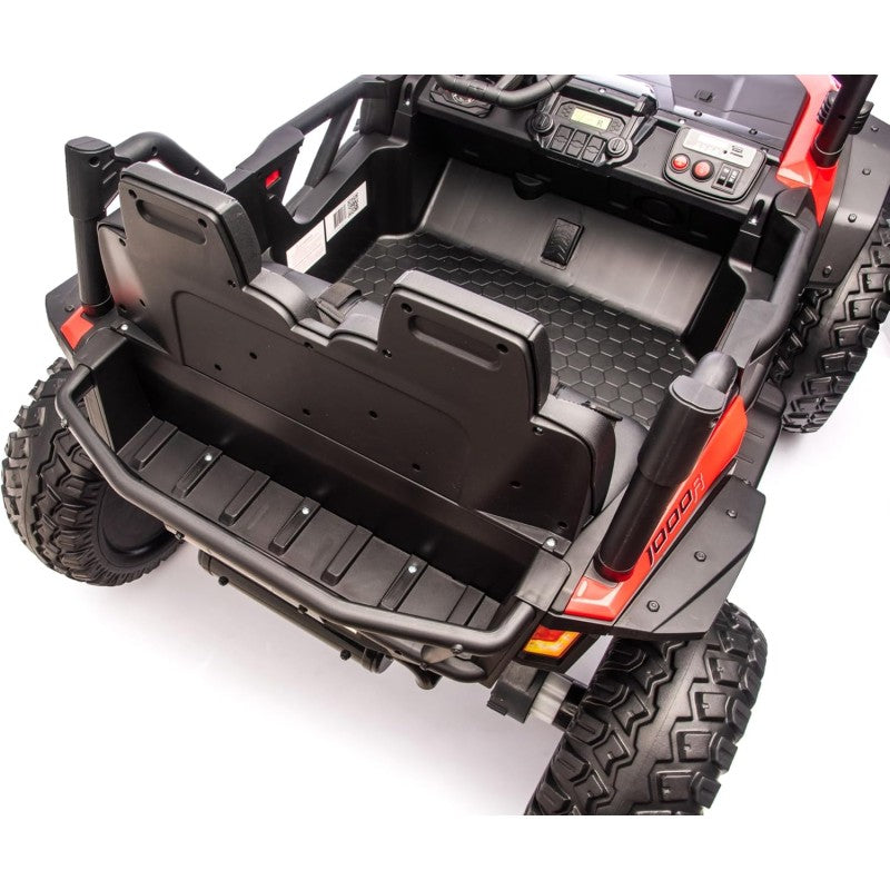 Macchina Elettrica per Bambini 2 Posti Honda Talon 24V Maxi Buggy con Ruote in Gomma e 4 Motori Potenti – Variante Rosso