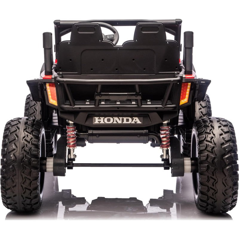 Macchina Elettrica per Bambini 2 Posti Honda Talon 24V Maxi Buggy con Ruote in Gomma e 4 Motori Potenti – Variante Rosso