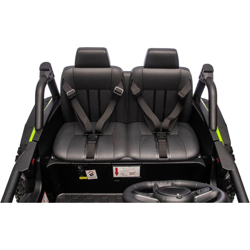 Macchina Elettrica per Bambini 2 Posti Honda Talon 24V Maxi Buggy con Ruote in Gomma e 4 Motori Potenti – Variante Verde