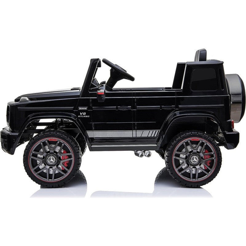 Macchina Elettrica Per Bambini Mercedes-Benz AMG G63 con Sedile in Pelle 12V – Variante Nero