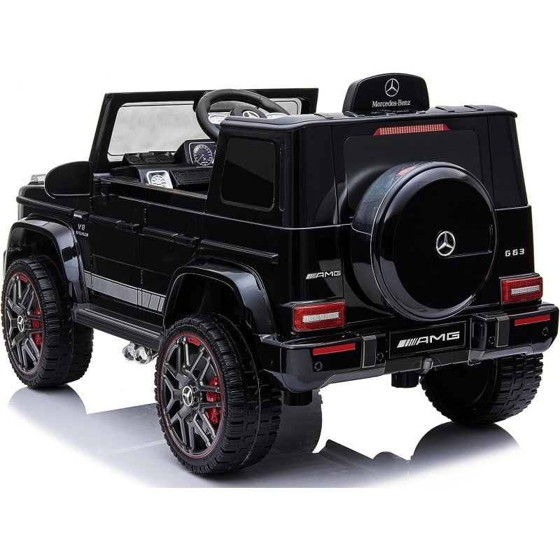 Macchina Elettrica Per Bambini Mercedes-Benz AMG G63 con Sedile in Pelle 12V – Variante Nero