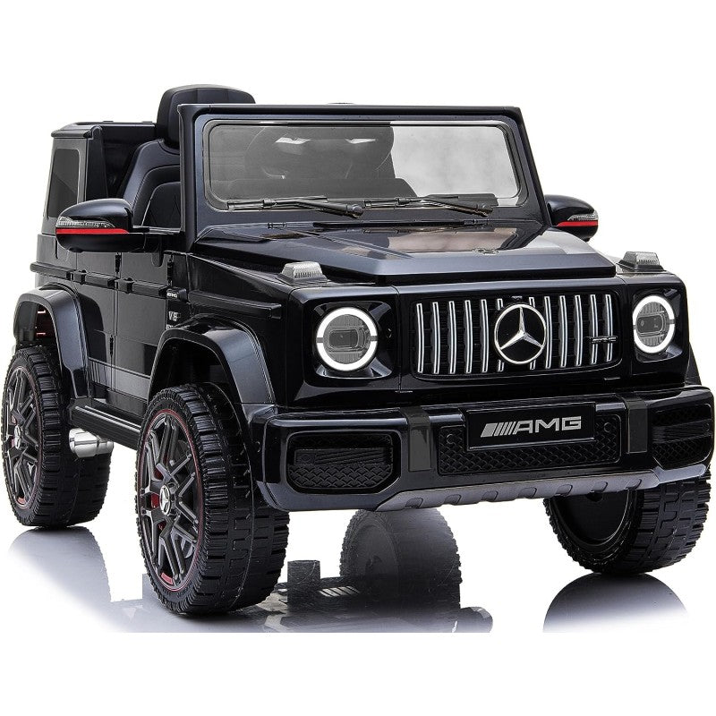 Macchina Elettrica Per Bambini Mercedes-Benz AMG G63 con Sedile in Pelle 12V – Variante Nero