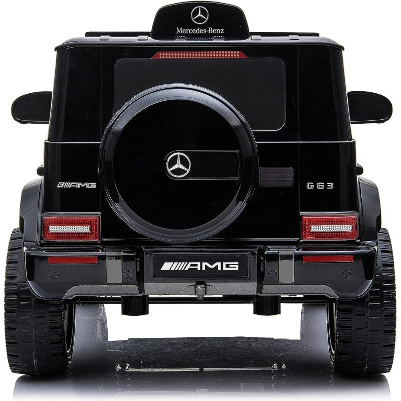 Macchina Elettrica Per Bambini Mercedes-Benz AMG G63 con Sedile in Pelle 12V – Variante Nero
