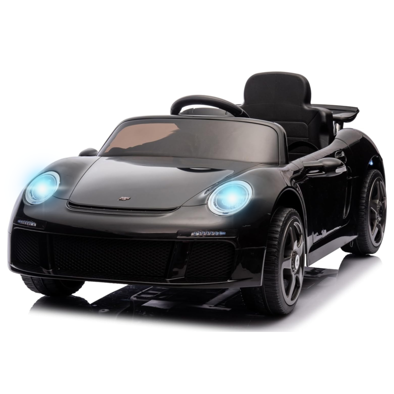 Macchina Elettrica per Bambini Porsche Ruf Ctr3 Telecomandata con Cintura di Sicurezza a 5 Punti Porte Apribili 12V
