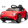 Macchina Elettrica per Bambini Porsche Taycan Turbo S 12V monoposto con Telecomando Cintura a 3 Punti