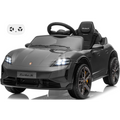 Macchina Elettrica per Bambini Porsche Taycan Turbo S 12V monoposto con Telecomando Cintura a 3 Punti – Variante Grigio