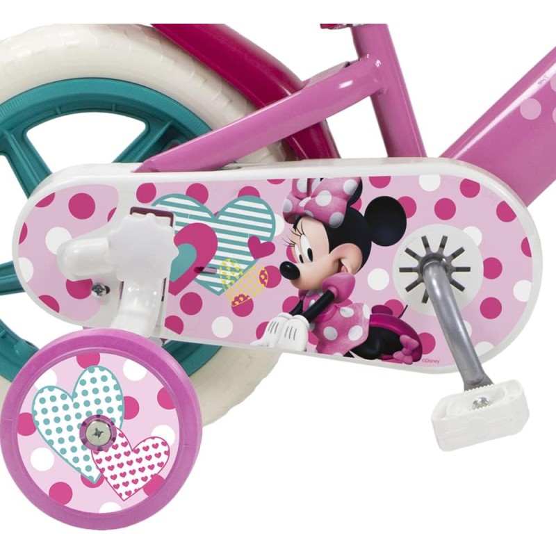 Mandelli 120125110 Huffy Disney Minnie Bicicletta 12 Pollici Unisex Rosa