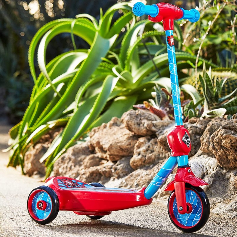 Mandelli 707300421 Monopattino Elettrico 3 Ruote Spiderman Con Bolle Di Sapone