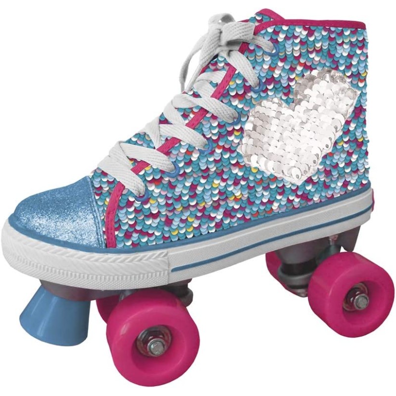 Mandelli 707400231 Disney Frozen II Pattini a rotelle con Paillettes girevoli 29-30
