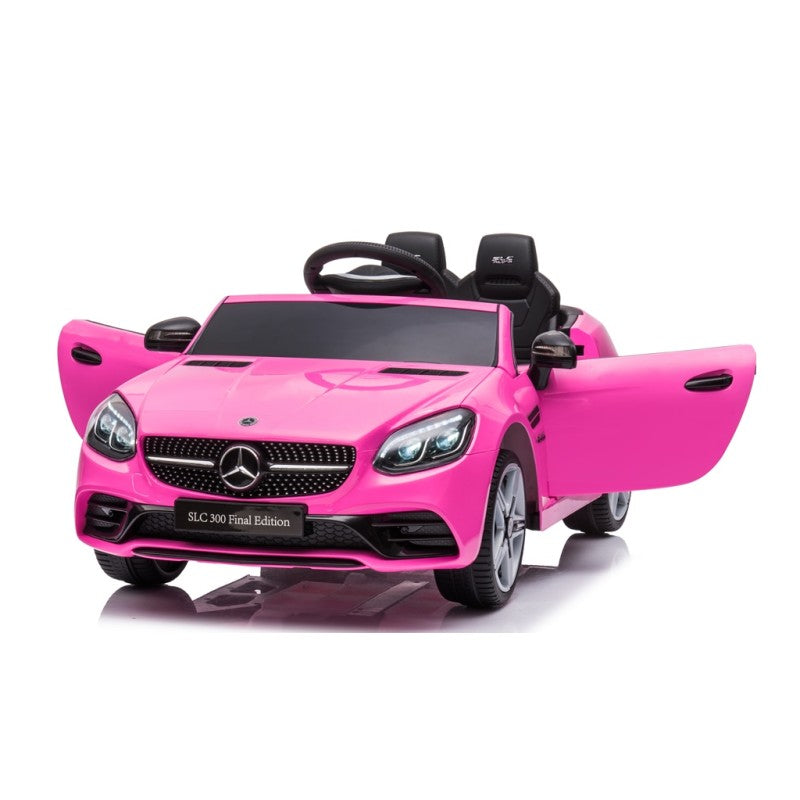 Mercedes SLC 300 12V Auto Elettrica per Bambini con Licenza Ufficiale – Full Optional – Variante Rosa