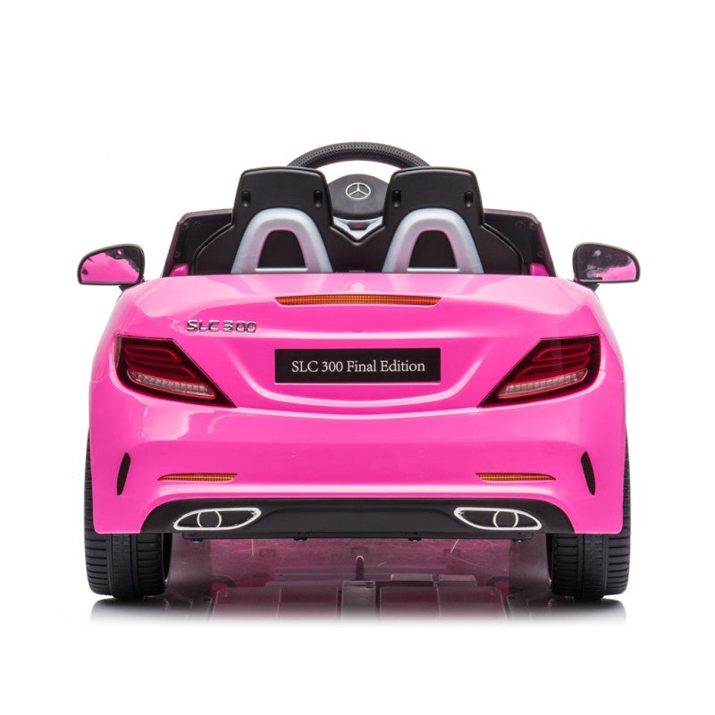 Mercedes SLC 300 12V Auto Elettrica per Bambini con Licenza Ufficiale – Full Optional – Variante Rosa