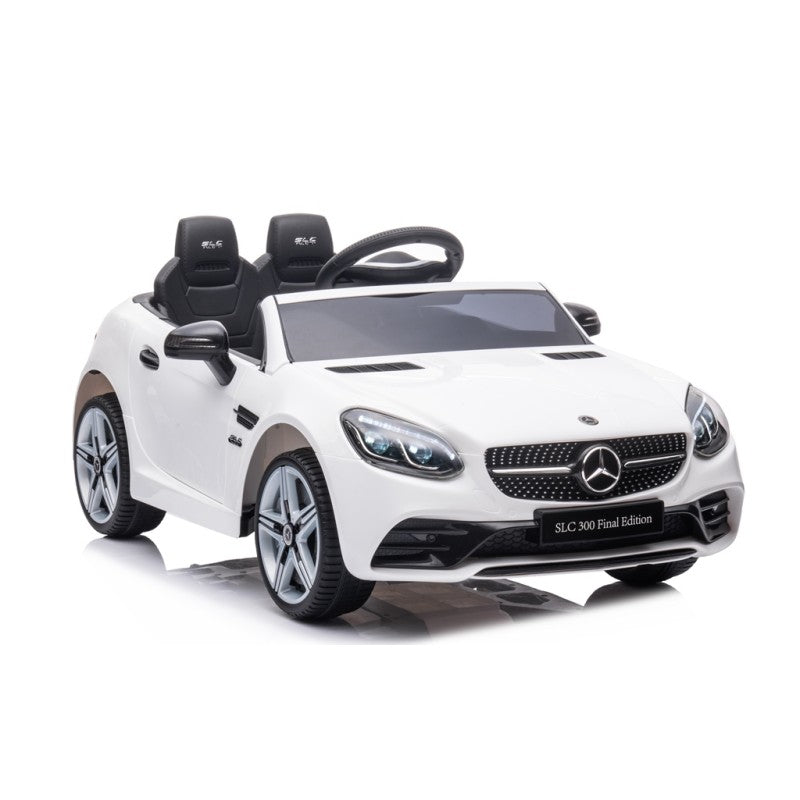 Mercedes SLC 300 12V Auto Elettrica per Bambini con Licenza Ufficiale – Full Optional – Variante Bianco