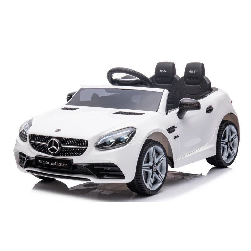Mercedes SLC 300 12V Auto Elettrica per Bambini con Licenza Ufficiale – Full Optional – Variante Bianco