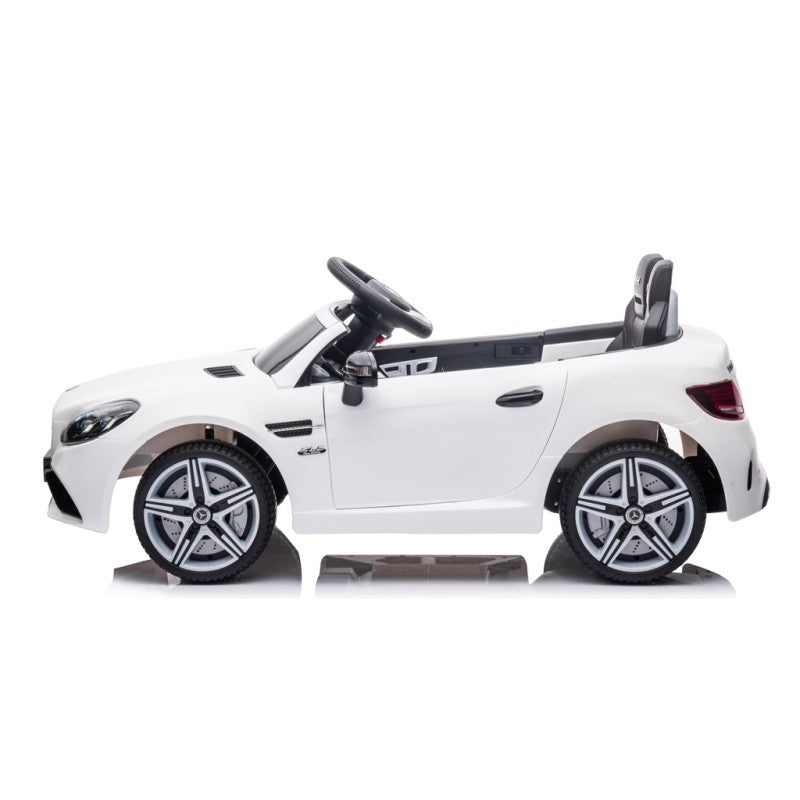 Mercedes SLC 300 12V Auto Elettrica per Bambini con Licenza Ufficiale – Full Optional – Variante Bianco