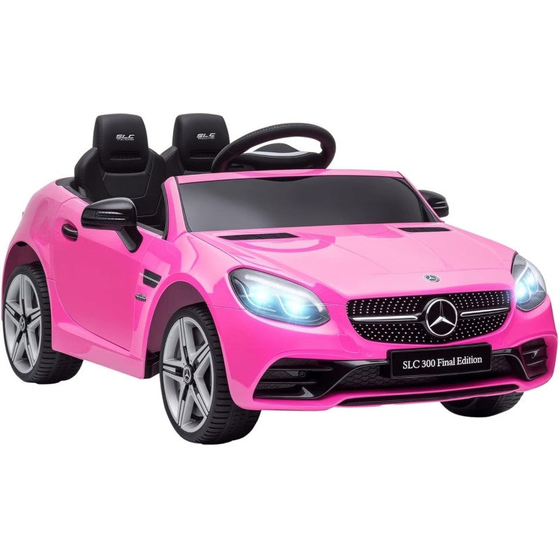 Mercedes SLC 300 12V Auto Elettrica per Bambini con Licenza Ufficiale – Full Optional – Variante Rosa