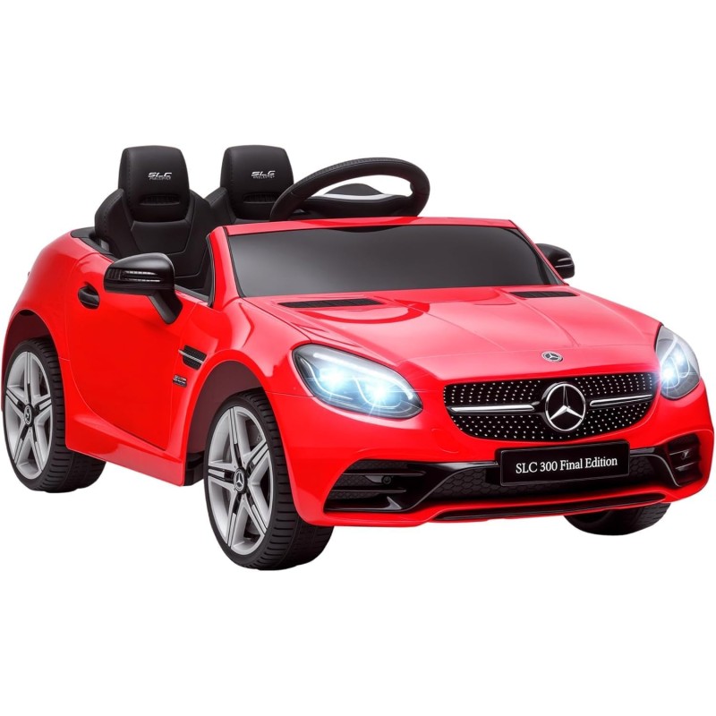 Mercedes SLC 300 12V Auto Elettrica per Bambini con Licenza Ufficiale – Full Optional – Variante Rosso