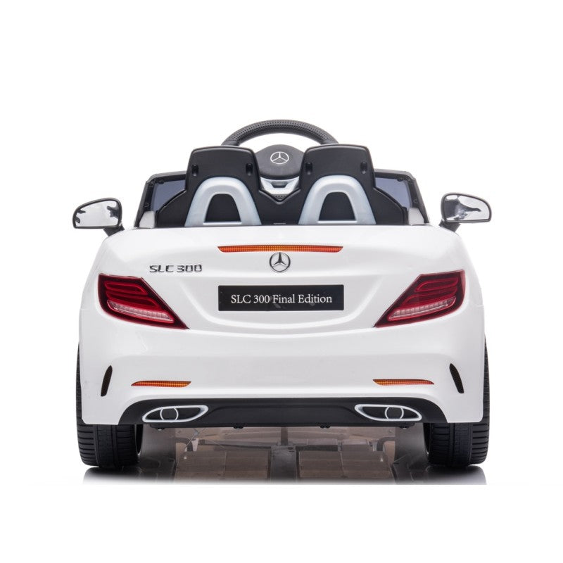 Mercedes SLC 300 12V Auto Elettrica per Bambini con Licenza Ufficiale – Full Optional – Variante Bianco
