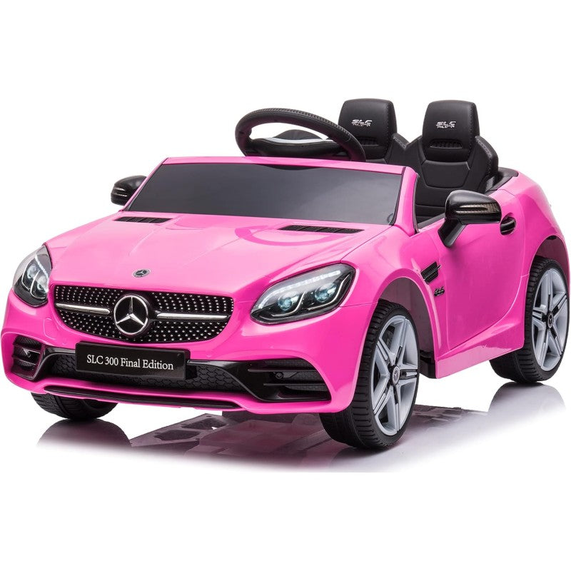 Mercedes SLC 300 12V Auto Elettrica per Bambini con Licenza Ufficiale – Full Optional – Variante Rosa