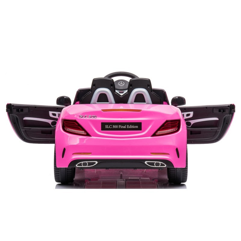 Mercedes SLC 300 12V Auto Elettrica per Bambini con Licenza Ufficiale – Full Optional – Variante Rosa