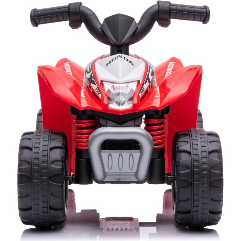 Mini Quad elettrico per bambini con Licenza Ufficiale Honda TRX250X 6V con Luci a LED e Suoni integrati – Variante Rosso
