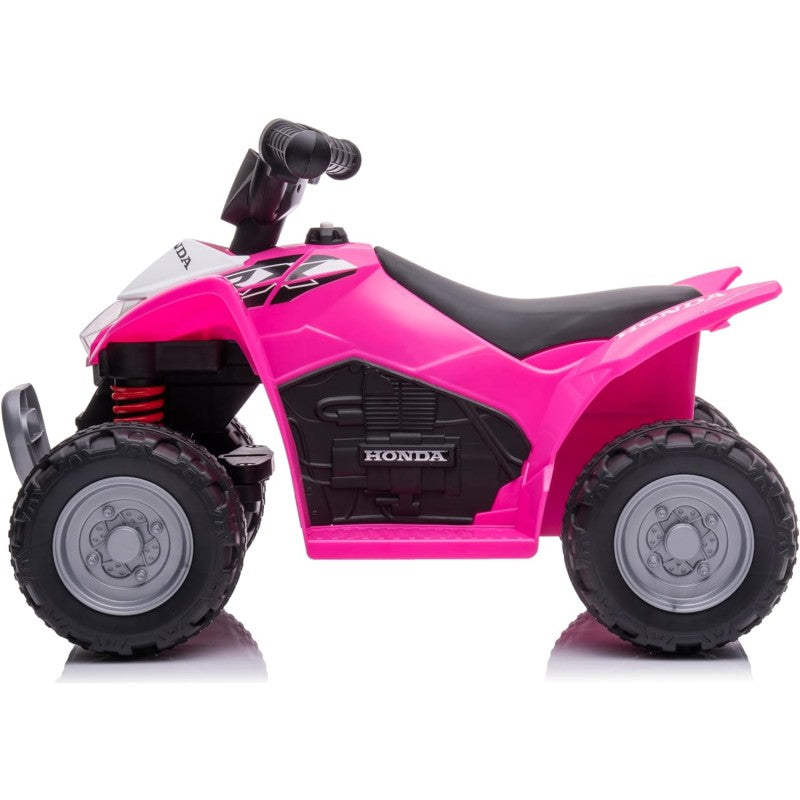 Mini Quad elettrico per bambini con Licenza Ufficiale Honda TRX250X 6V con Luci a LED e Suoni integrati – Variante Rosa