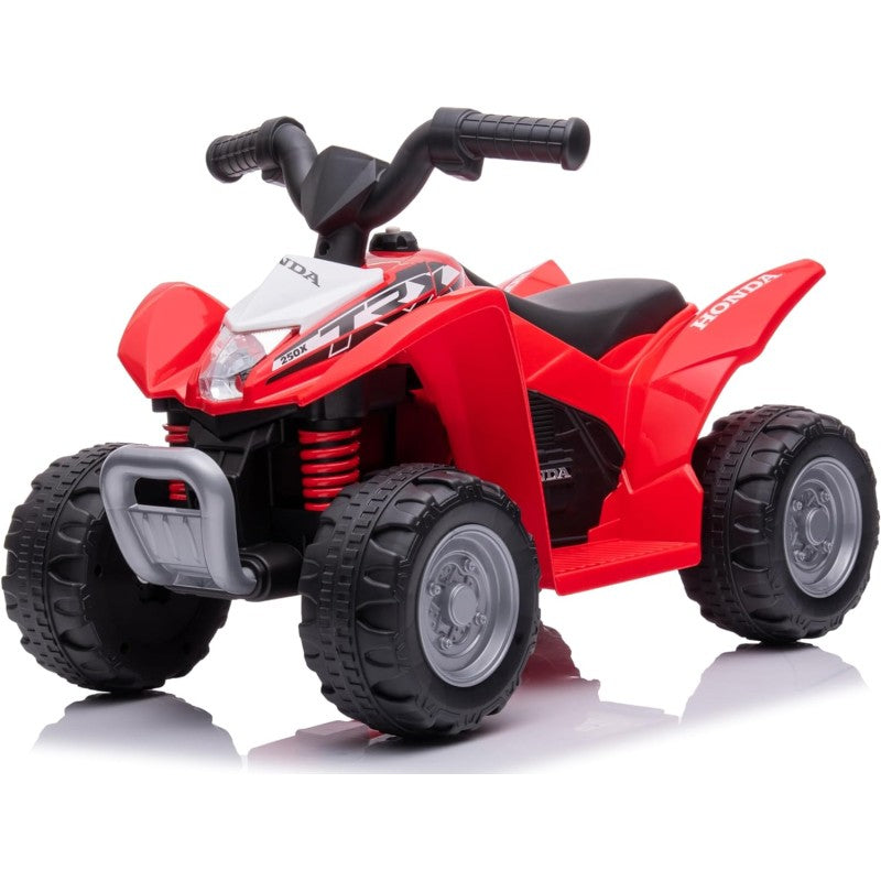Mini Quad elettrico per bambini con Licenza Ufficiale Honda TRX250X 6V con Luci a LED e Suoni integrati – Variante Rosso