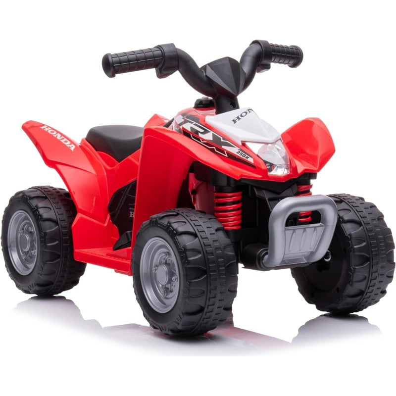 Mini Quad elettrico per bambini con Licenza Ufficiale Honda TRX250X 6V con Luci a LED e Suoni integrati – Variante Rosso
