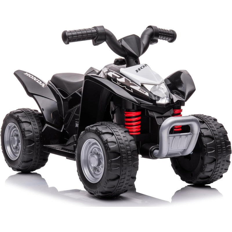 Mini Quad elettrico per bambini con Licenza Ufficiale Honda TRX250X 6V con Luci a LED e Suoni integrati – Variante Nero
