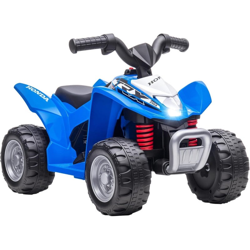 Mini Quad elettrico per bambini con Licenza Ufficiale Honda TRX250X 6V con Luci a LED e Suoni integrati - Blu