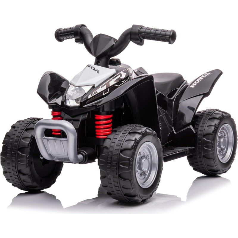 Mini Quad elettrico per bambini con Licenza Ufficiale Honda TRX250X 6V con Luci a LED e Suoni integrati – Variante Nero