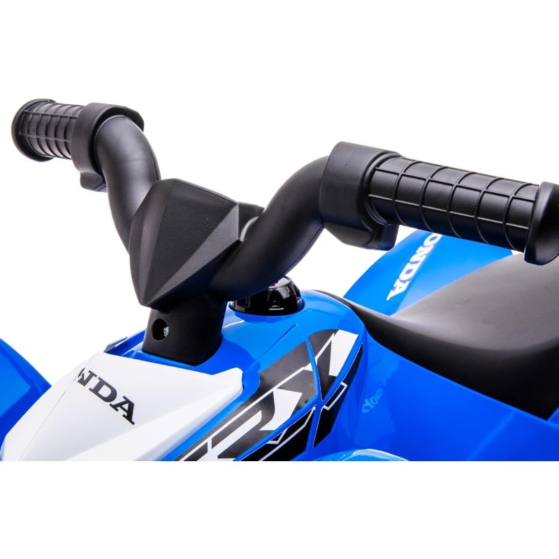 Mini Quad elettrico per bambini con Licenza Ufficiale Honda TRX250X 6V con Luci a LED e Suoni integrati – Variante Blu