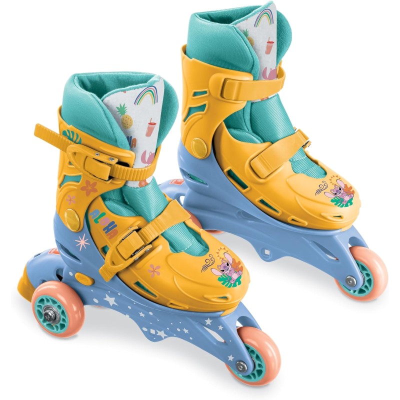 Mondo 28755 Stitch 3Inline Skates Pattini in linea doppia funzione regolabili da 29 al 32