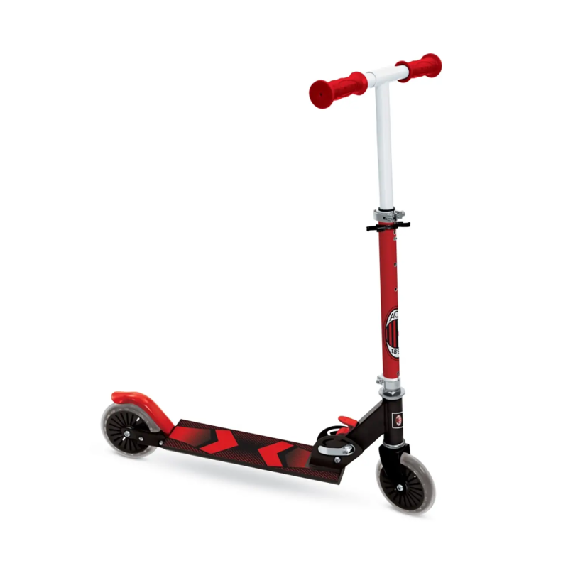 Mondo 28763 Monopattino AC Milan Scooter in Alluminio due ruote per bambini