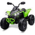 Super Quad con Licenza Ufficiale Can-Am Renegade 12V ATV con Sedile in Pelle Telecomando Ammortizzatori e Cinture di Sicurezza – Variante Verde