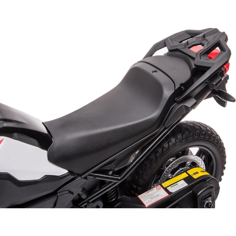 Moto Elettrica per Bambini BMW F 850 GS 12V Motocicletta con Ruote in Gomma Luci LED MP3 Suoni Rotelle Removibili Sospensioni – Variante Bianco