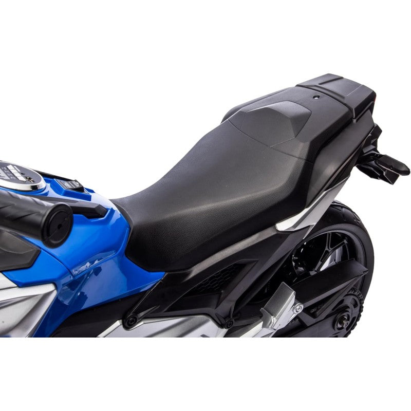 Moto Elettrica per Bambini Honda NC750X 12V Motocicletta con MP3 Accelleratore a Pedale Luci a LED e Suoni Integrati – Variante Blu