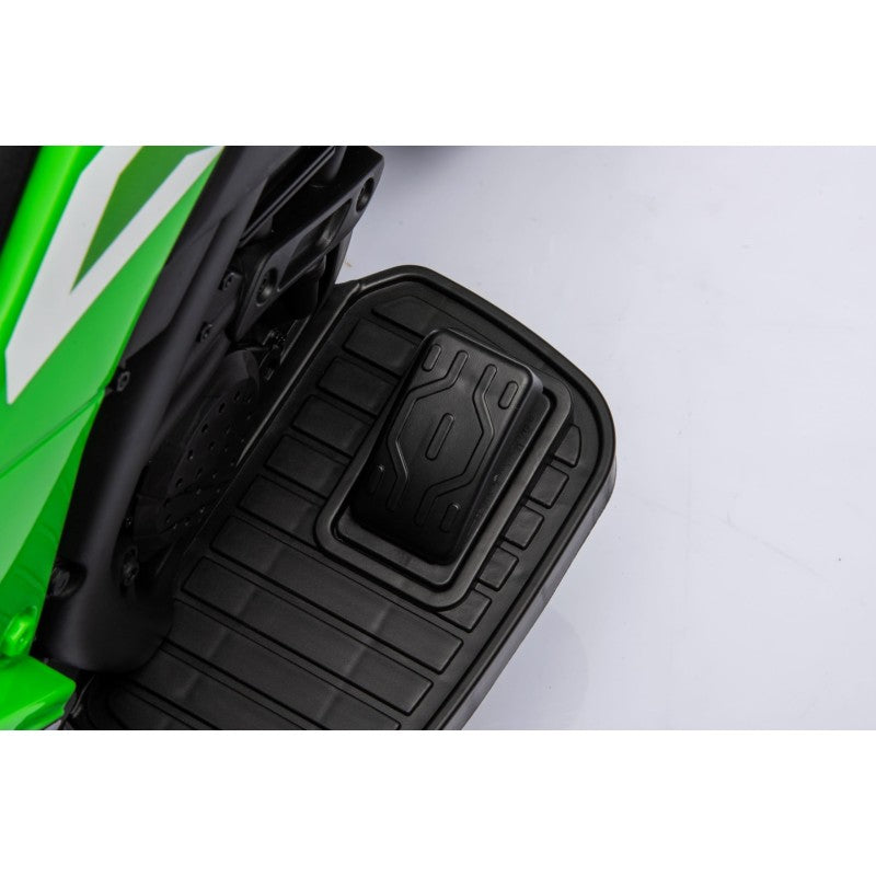 Moto Elettrica per bambini Trimoto Mini Cross Honda CRF450L - Mini Moto Triciclo 6 Volt con 3 Ruote e Suoni integrati – Variante Verde