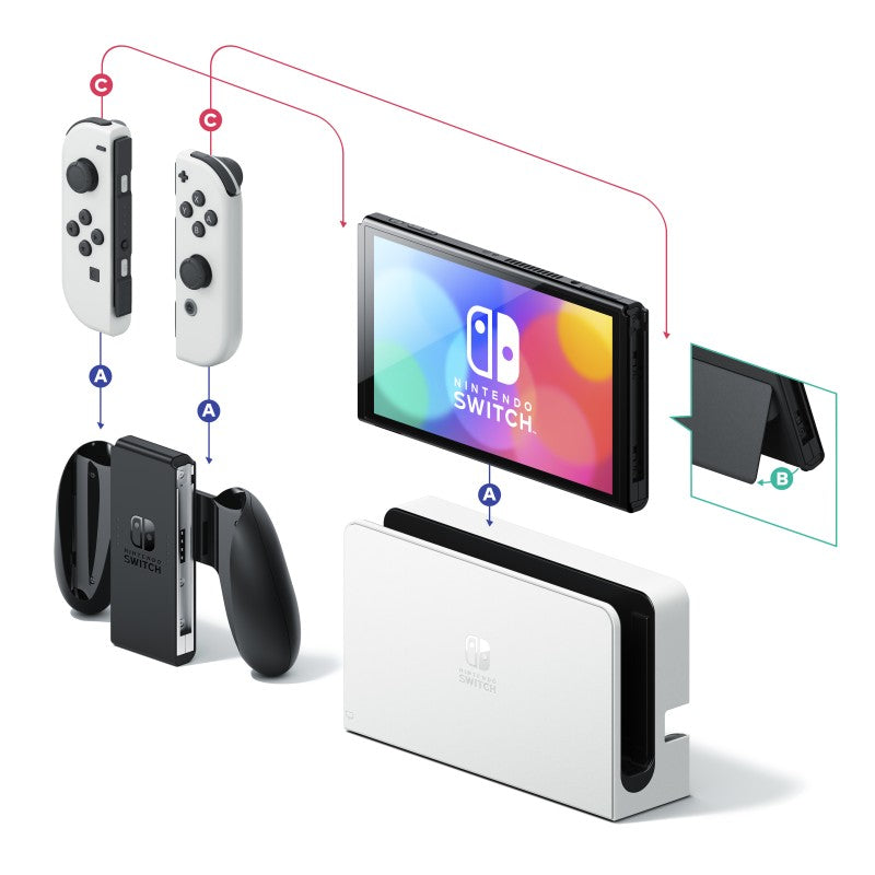 Switch Console OLED White