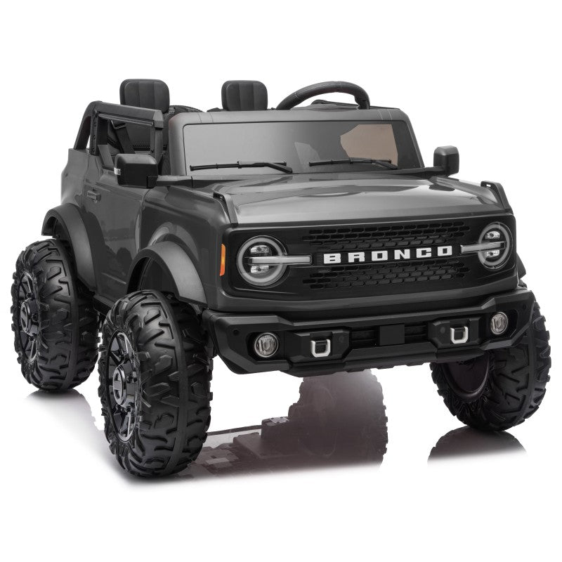 NUOVA Ford Bronco 24V Maxi Suv Fuoristrada 2 Posti Auto Elettrica per Bambini con Telecomando RUOTE GOMMA EVA-0995 – Variante Grigio