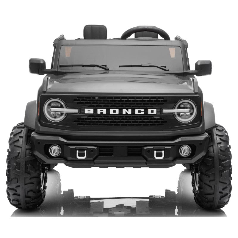 NUOVA Ford Bronco 24V Maxi Suv Fuoristrada 2 Posti Auto Elettrica per Bambini con Telecomando RUOTE GOMMA EVA-0995 – Variante Grigio