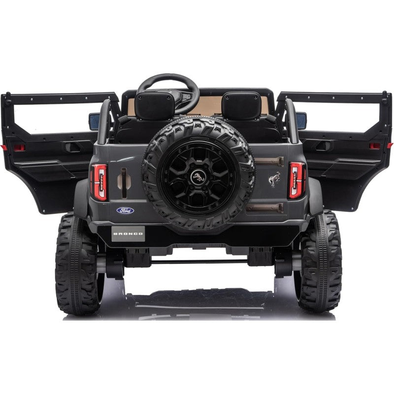 NUOVA Ford Bronco 24V Maxi Suv Fuoristrada 2 Posti Auto Macchina Elettrica per Bambini con Telecomando 0995 – Variante Grigio