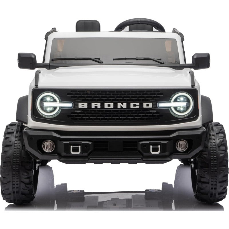 NUOVA Ford Bronco 24V Maxi Suv Fuoristrada 2 Posti Auto Macchina Elettrica per Bambini con Telecomando 0995 – Variante Bianco