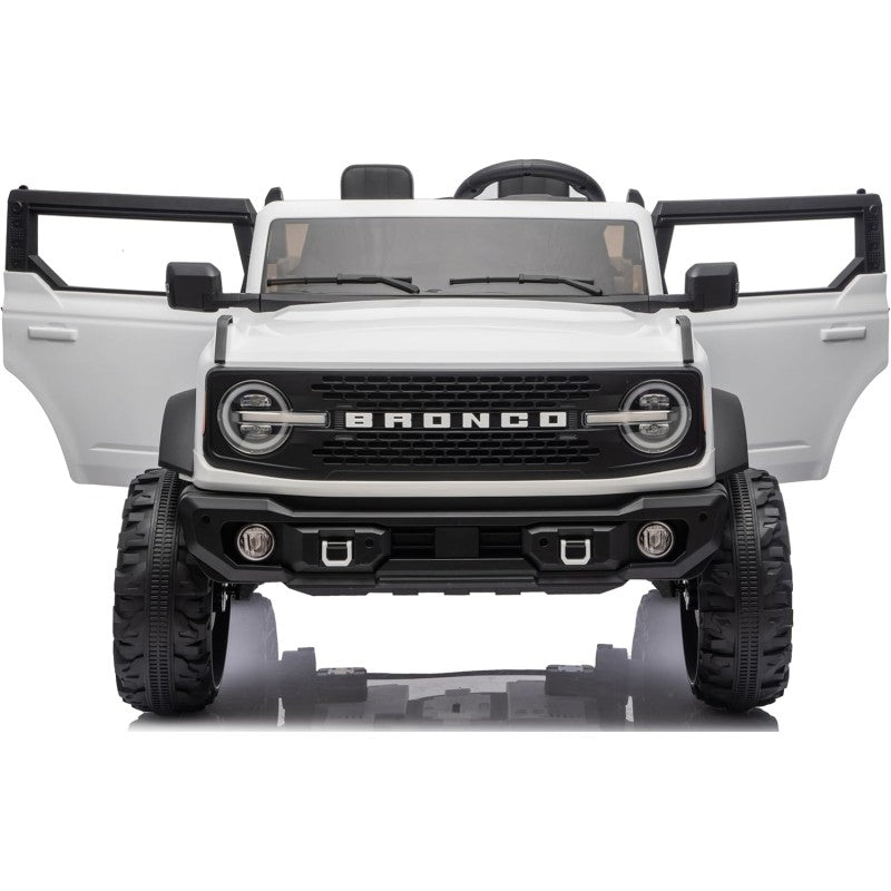 NUOVA Ford Bronco 24V Maxi Suv Fuoristrada 2 Posti Auto Macchina Elettrica per Bambini con Telecomando 0995 – Variante Bianco