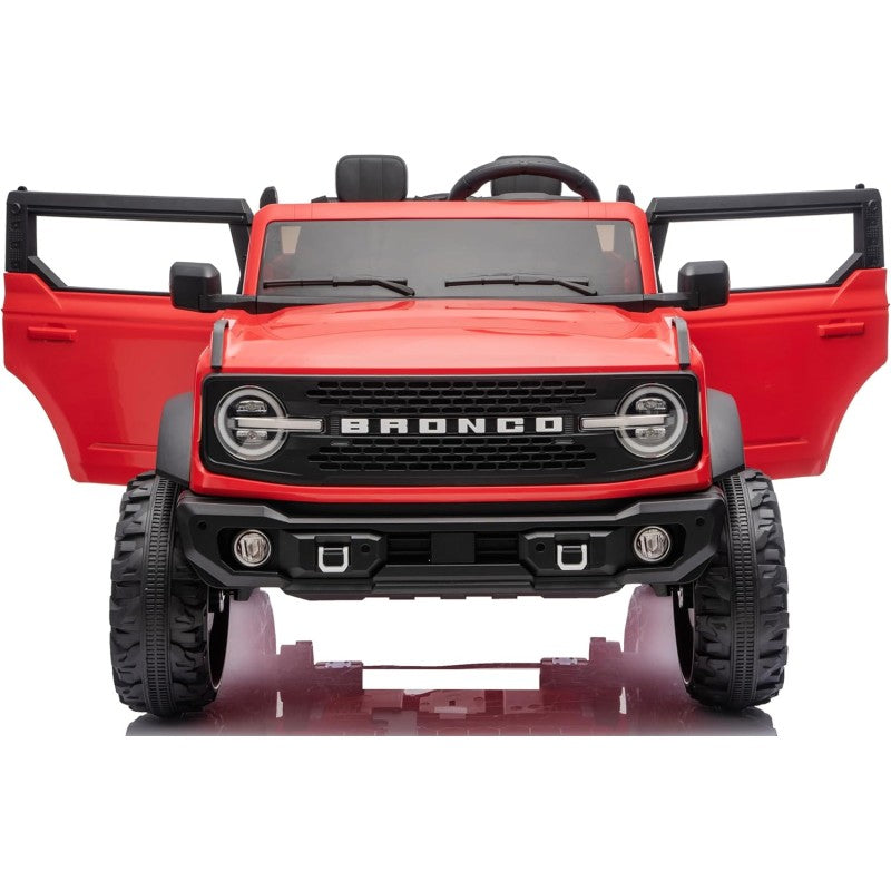 NUOVA Ford Bronco 24V Maxi Suv Fuoristrada 2 Posti Auto Macchina Elettrica per Bambini con Telecomando 0995 – Variante Rosso