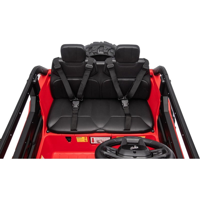 NUOVA Ford Bronco 24V Maxi Suv Fuoristrada 2 Posti Auto Macchina Elettrica per Bambini con Telecomando 0995 – Variante Rosso