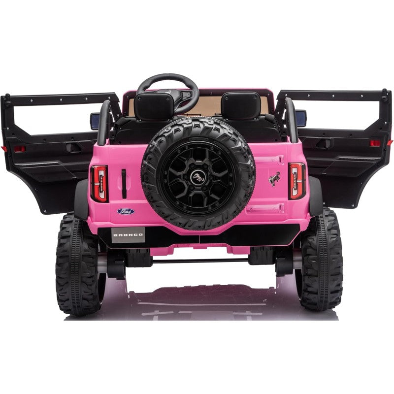 NUOVA Ford Bronco 24V Maxi Suv Fuoristrada 2 Posti Auto Macchina Elettrica per Bambini con Telecomando 0995 – Variante Rosa