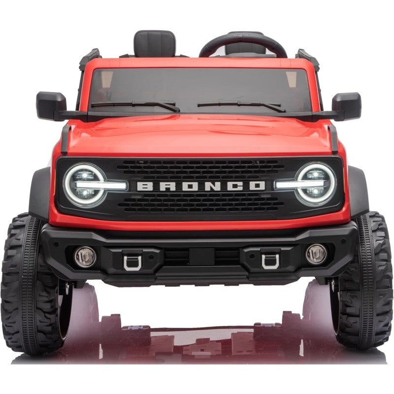 NUOVA Ford Bronco 24V Maxi Suv Fuoristrada 2 Posti Auto Macchina Elettrica per Bambini con Telecomando 0995 – Variante Rosso