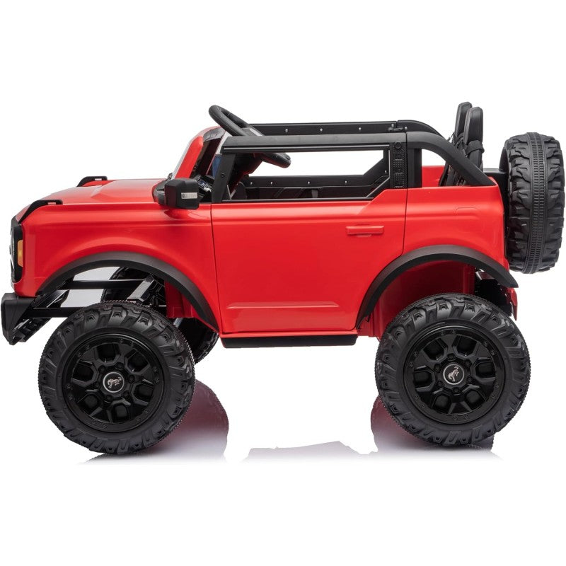 NUOVA Ford Bronco 24V Maxi Suv Fuoristrada 2 Posti Auto Macchina Elettrica per Bambini con Telecomando 0995 – Variante Rosso